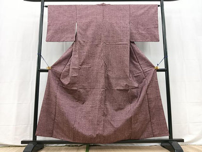 平和屋着物■上質な紬　霞文　正絹　逸品　BAAX9935yc