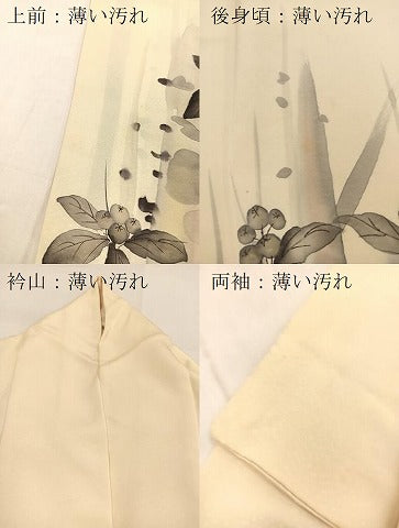 平和屋着物■訪問着　手描き　成り物　正絹　逸品　BAAX9936yc