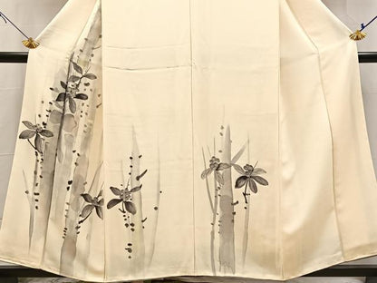 平和屋着物■訪問着　手描き　成り物　正絹　逸品　BAAX9936yc