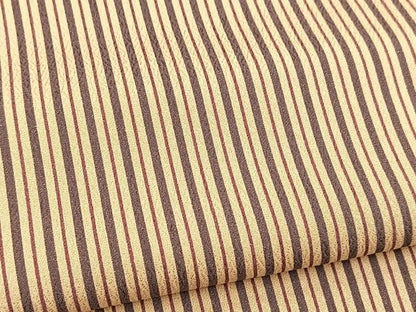 平和屋着物■上質な小紋　縞　正絹　逸品　BAAX9937yc