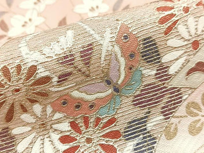 平和屋着物■訪問着　吉祥動物花文　暈し染め　金彩　正絹　逸品　BAAX9938yc