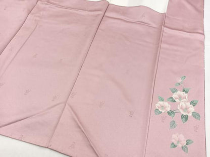 平和屋着物●訪問着　友禅　草花文　暈し染め　鈴乃屋扱い　正絹　逸品　BAAX9939yc