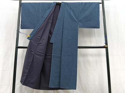 平和屋着物■男性　本場大島紬　アンサンブル　長羽織　80亀甲　総詰め　正絹　逸品　未使用　BAAX9942yc
