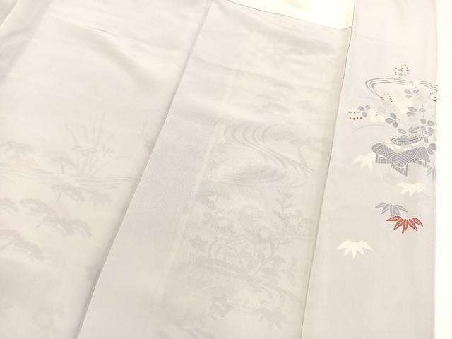 平和屋着物■中国三大刺繍　相良刺繍　訪問着　御所解花文　暈し染め　正絹　逸品　BAAX9961yc