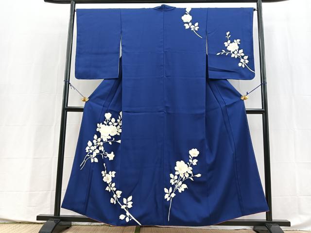 平和屋着物■訪問着　椿　金彩　正絹　逸品　BAAX9964yc