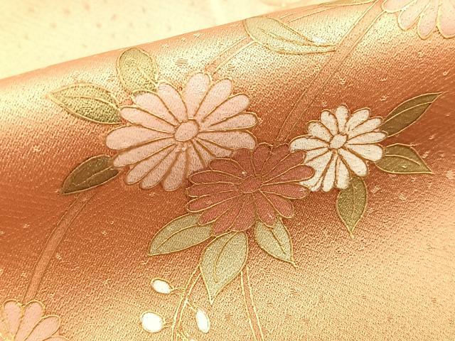 平和屋着物■訪問着　枝花文　暈し染め　金彩　正絹　逸品　BAAX9986yc