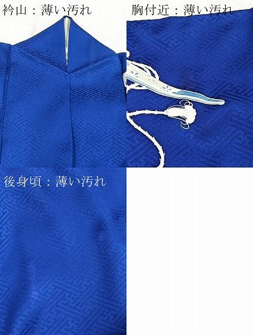 平和屋着物■訪問着　檜扇吉祥花文　銀彩　やまと誂製　正絹　逸品　BAAX9987yc