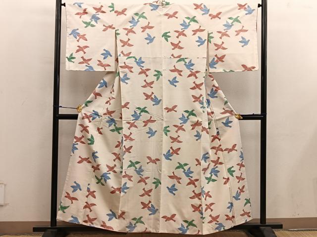 平和屋着物■上質な紬　飛鳥文　正絹　逸品　BAAY0014mz