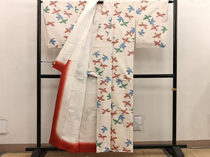 平和屋着物■上質な紬　飛鳥文　正絹　逸品　BAAY0014mz