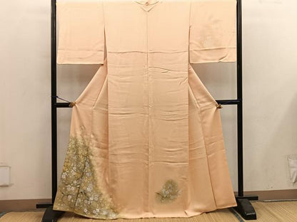 平和屋着物■訪問着　枝梅文　暈し染め　やまと誂製　正絹　逸品　BAAY0043mz