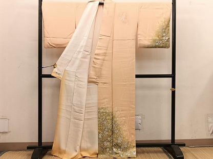 平和屋着物■訪問着　枝梅文　暈し染め　やまと誂製　正絹　逸品　BAAY0043mz