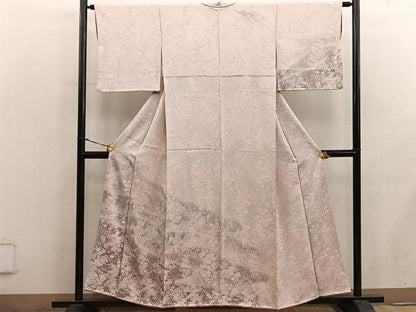 平和屋着物■訪問着　菊花文　暈し染め　正絹　逸品　BAAY0048mz