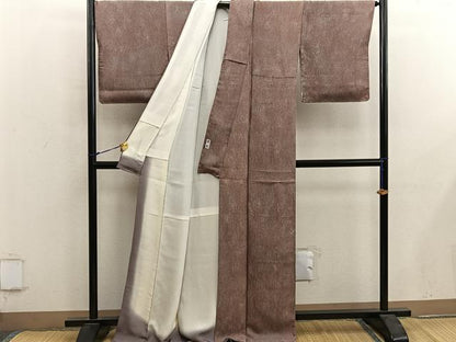 平和屋着物■上質な小紋　作家物　霞文　正絹　逸品　BAAY0058mz