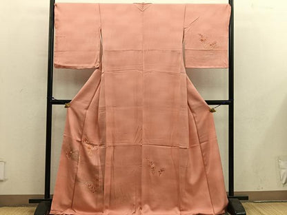 平和屋着物■訪問着　総刺繍　菊花文　金彩　正絹　逸品　BAAY0067mz