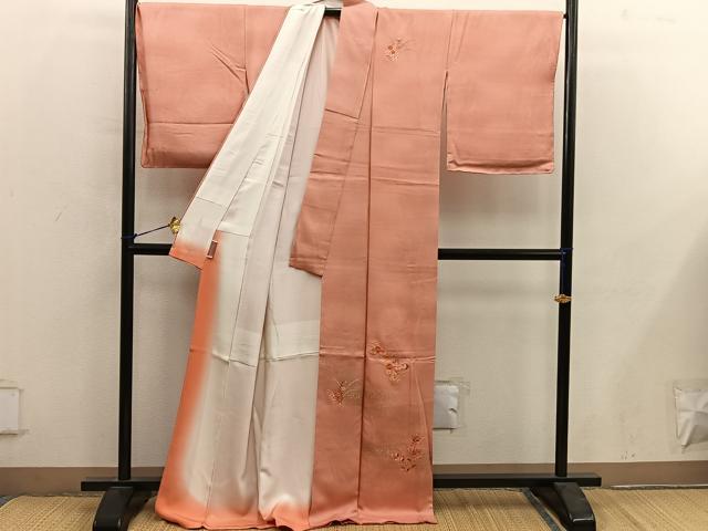 平和屋着物■訪問着　総刺繍　菊花文　金彩　正絹　逸品　BAAY0067mz