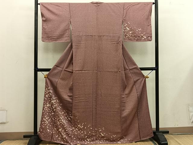 平和屋着物■訪問着　扇面　正絹　逸品　未使用　BAAY0068mz