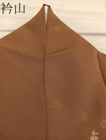 平和屋着物●訪問着　草花文　正絹　逸品　BAAY0093mz