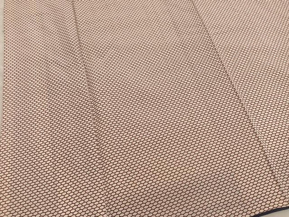 平和屋着物■上質な小紋　亀甲文　正絹　逸品　BAAY0101mz