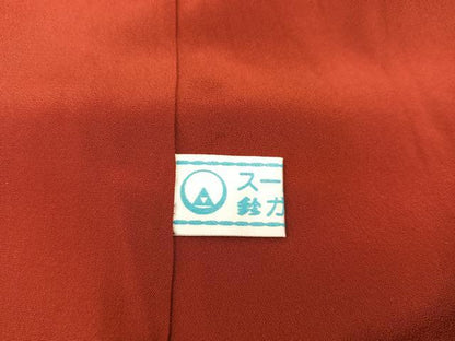 平和屋着物■上質な色無地　栗梅色　鈴乃屋扱い　正絹　逸品　BAAY0106mz