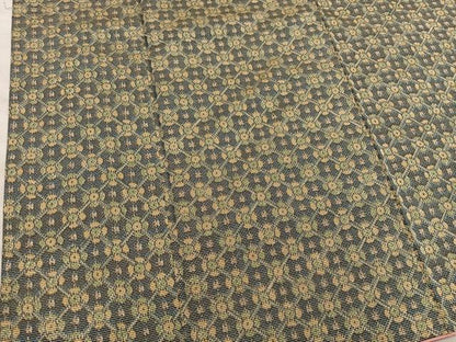 平和屋着物■上質な紬　菱花文　正絹　逸品　BAAY0127mz