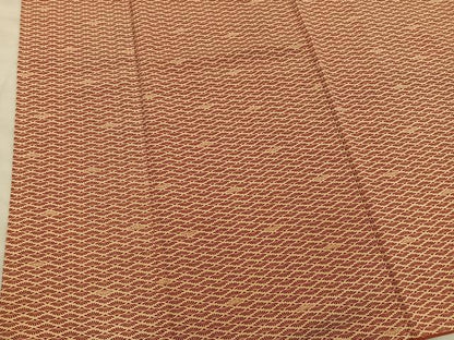平和屋着物■上質な小紋　檜扇　正絹　逸品　BAAY0128mz