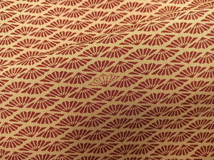 平和屋着物■上質な小紋　檜扇　正絹　逸品　BAAY0128mz