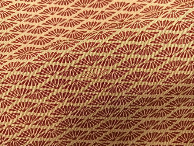 平和屋着物■上質な小紋　檜扇　正絹　逸品　BAAY0128mz