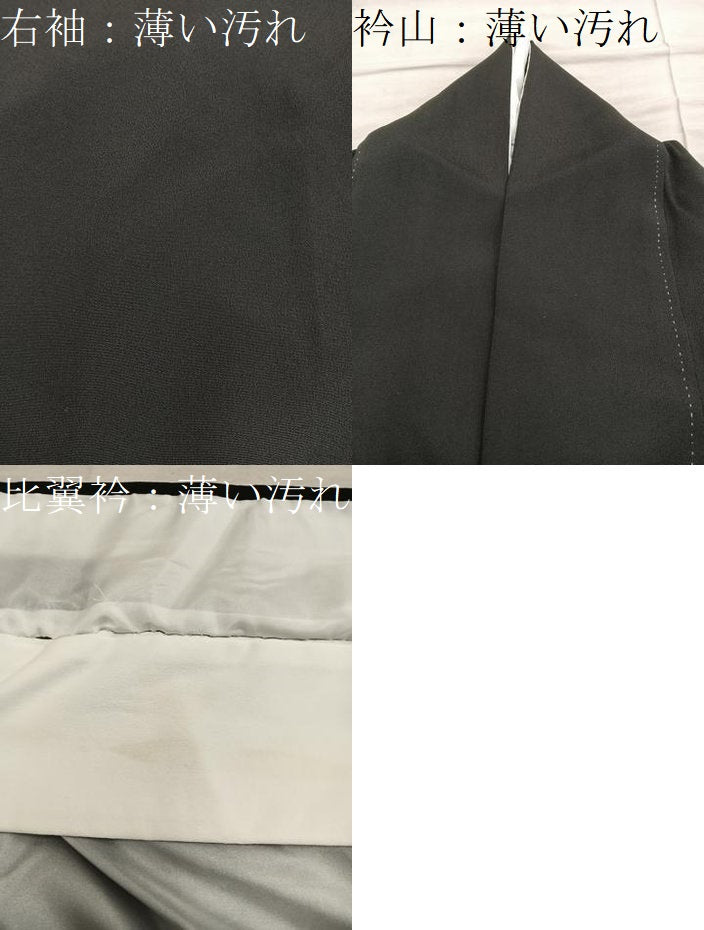 平和屋着物■豪華黒留袖　花車文　金彩　正絹　逸品　BAAY0141mz