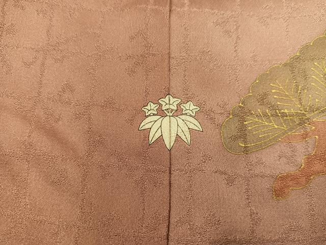 平和屋着物■訪問着　刺繍　立波花文　暈し染め　金彩　正絹　逸品　BAAY0159mz
