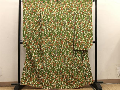 平和屋着物■豪華振袖　菊花文　金彩　正絹　逸品　BAAY0165mz