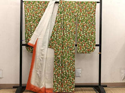 平和屋着物■豪華振袖　菊花文　金彩　正絹　逸品　BAAY0165mz