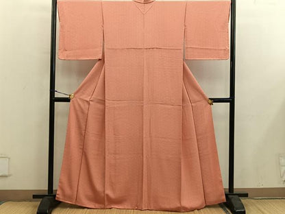 平和屋着物■江戸小紋　麻の葉文様　正絹　逸品　BAAY0166mz