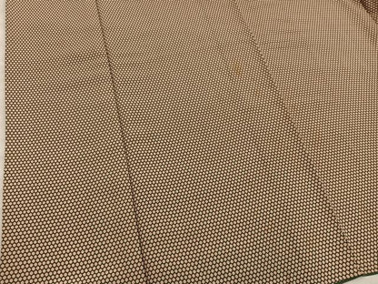 平和屋着物■上質な小紋　亀甲文　正絹　逸品　BAAY0167mz