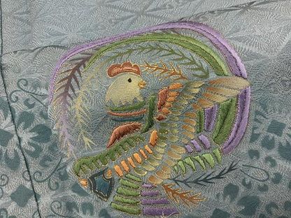 平和屋着物■訪問着　花鳥文　暈し染め　金彩　正絹　逸品　BAAY0177mz