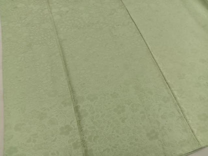 平和屋着物●上質な色無地　草花地紋　木蘭色　　正絹　逸品　BAAY0180mz