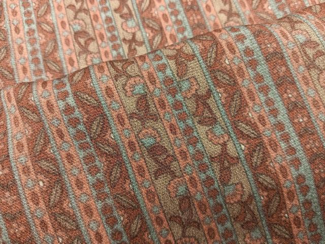 平和屋着物■上質な小紋　花間道　正絹　逸品　BAAY0186mz