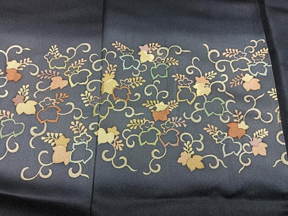 平和屋着物■訪問着　菊唐草文　暈し染め　三越扱い　正絹　逸品　BAAY0196mz