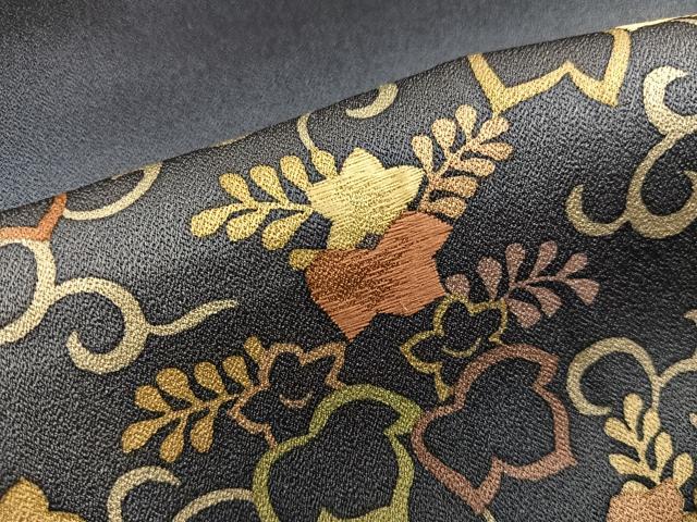 平和屋着物■訪問着　菊唐草文　暈し染め　三越扱い　正絹　逸品　BAAY0196mz