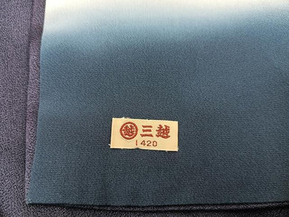 平和屋着物■訪問着　菊唐草文　暈し染め　三越扱い　正絹　逸品　BAAY0196mz