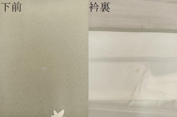 平和屋着物●訪問着　地紙椿花文　金彩　正絹　逸品　BAAY0201mz