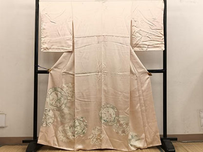 平和屋着物■色留訪問着　鳳凰花文　正絹　逸品　BAAY0216mz