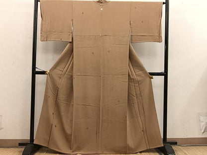 平和屋着物■上質な小紋　箔散らし　金彩　正絹　逸品　BAAY0228mz