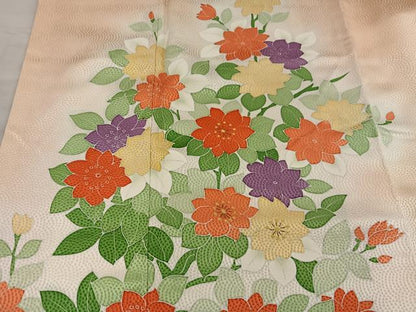平和屋着物■訪問着　枝花文　暈し染め　やまと誂製　正絹　逸品　BAAY0234mz
