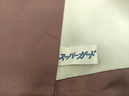 平和屋着物●訪問着　紬地　立波枝梅文　金彩　正絹　逸品　BAAY0246mz