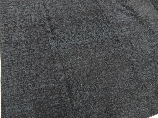 平和屋着物●男性　結城紬　アンサンブル　杢　絣文様　正絹　逸品　BAAY0257mz