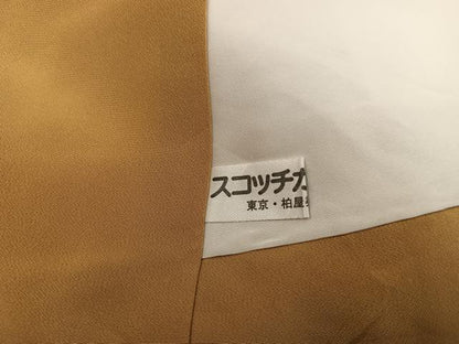 平和屋着物■上質な小紋　幾何学文様　正絹　逸品　BAAY0259mz
