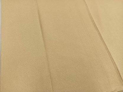 平和屋着物●上質な色無地　玉蜀黍色　正絹　逸品　BAAY0276mz