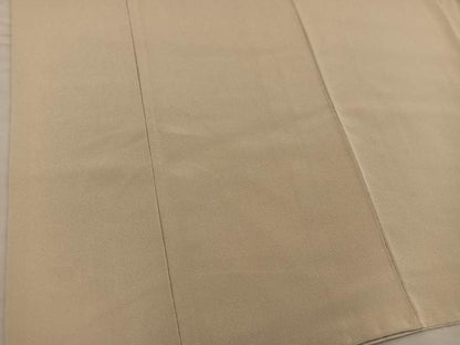 平和屋着物●松尾光琳　色無地　桑染色　鬼しぼ縮緬　正絹　逸品　BAAY0286mz
