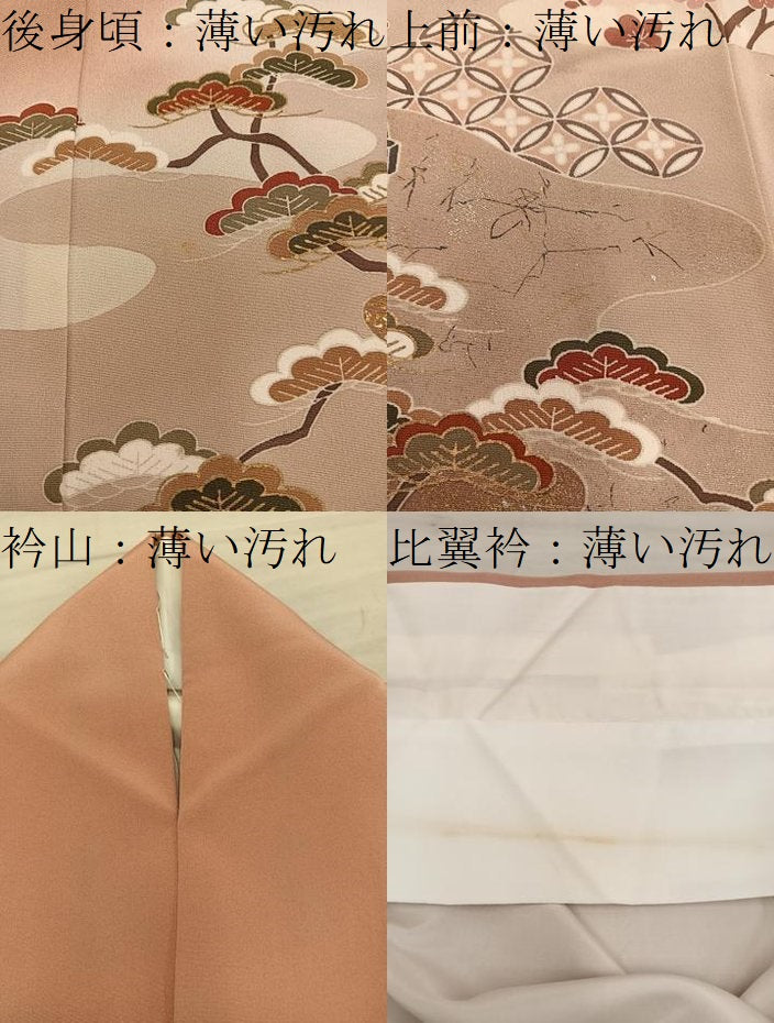 平和屋着物■豪華色留袖　作家物　飛鶴鳳凰花文　暈し染め　金彩　正絹　逸品　BAAY0321mz