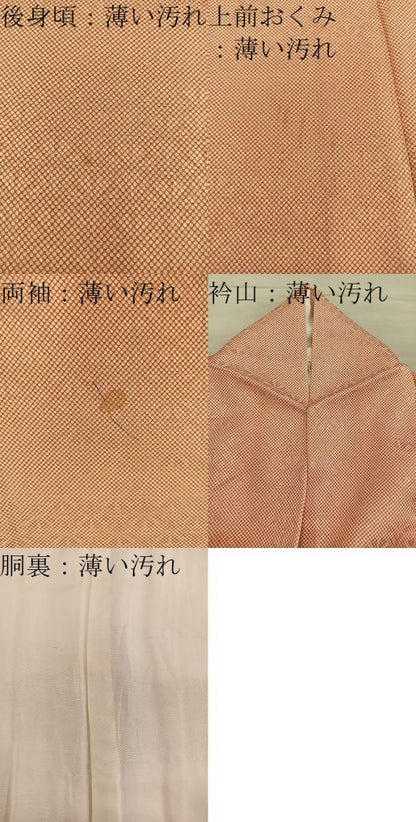 平和屋着物■江戸小紋　あられ文　正絹　逸品　BAAY0322mz